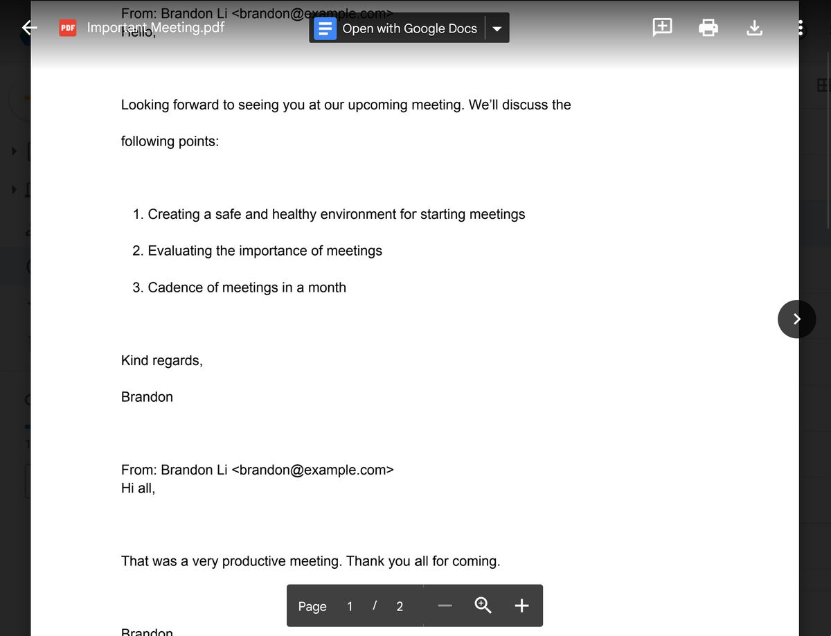 Automate Gmail 5 Saved Email Pdf