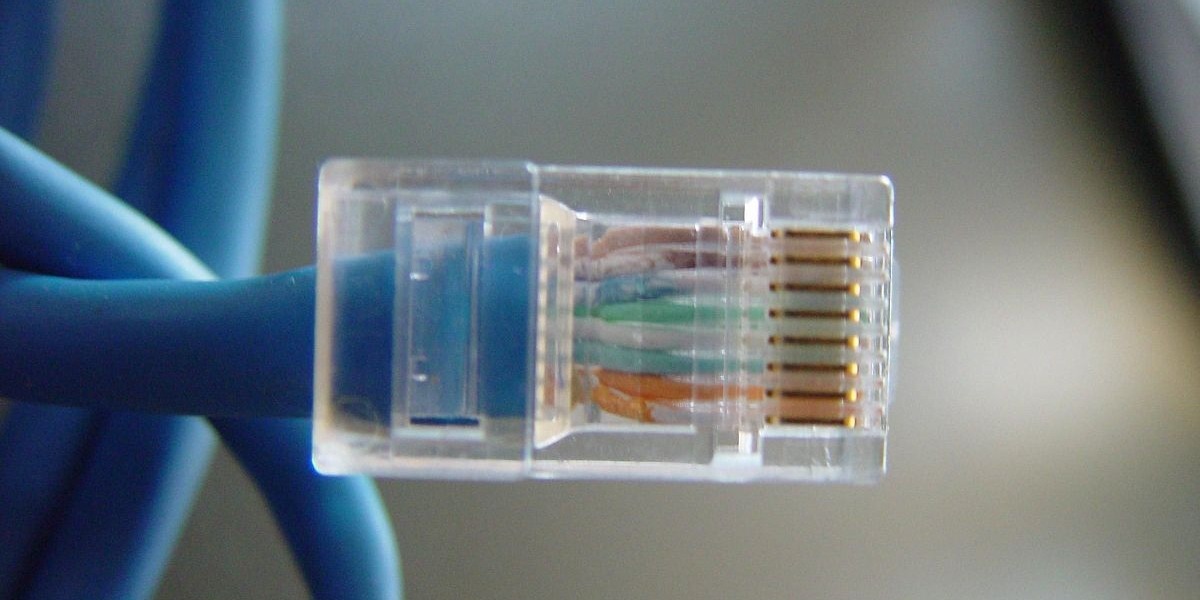 RJJ45 connector view.