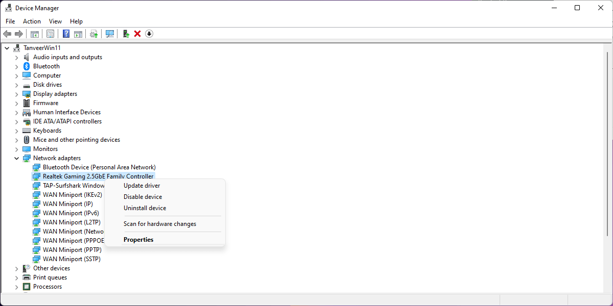 Searching for driver updates.