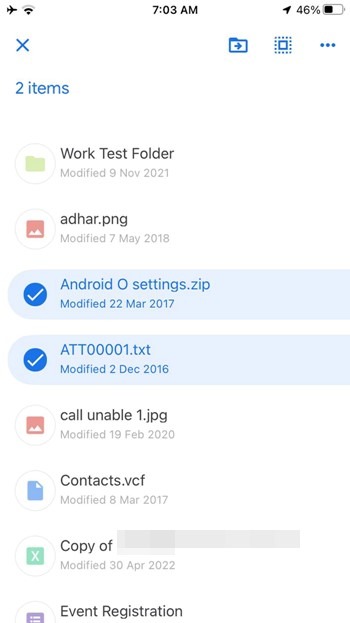Google Drive Mobile Delete Multiple Files