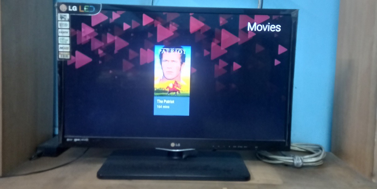 YouTube movie title available and visible on Google TV.