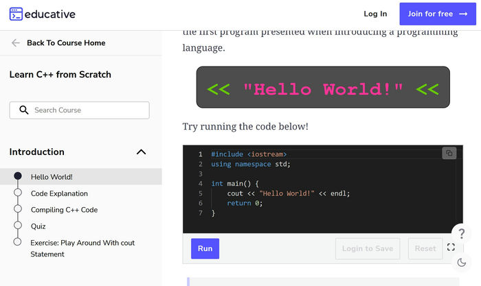 Online Resources Learn C Educative