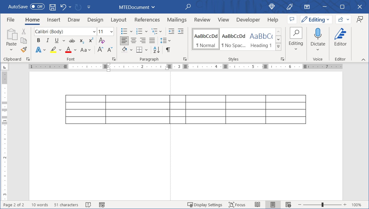 Dragging to resize a column