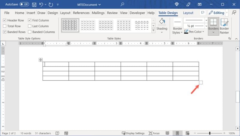 How to Create and Customize Tables in Microsoft Word - Make Tech Easier