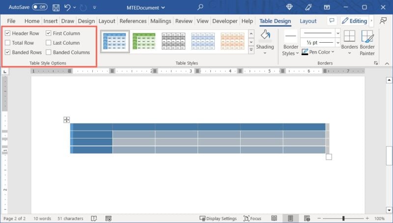 How to Create and Customize Tables in Microsoft Word - Make Tech Easier