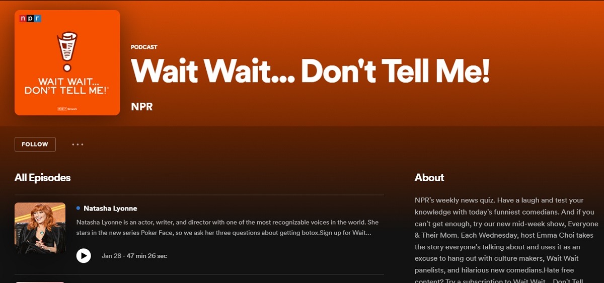 Best Podcasts On Spotify To Lighten Your Day Wait Wait