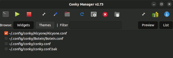 Conky Manager