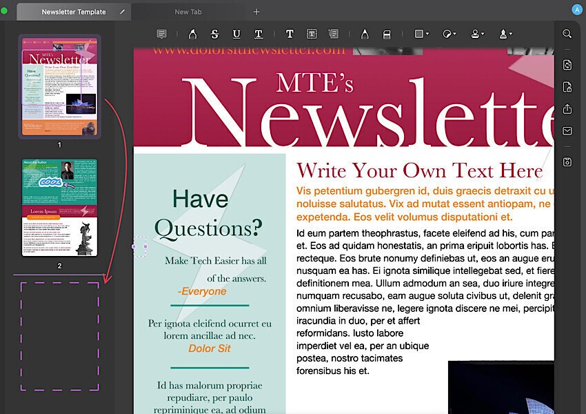 Edit Page Order Updf Mac