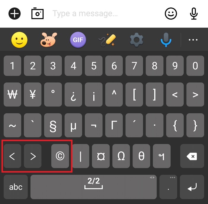 How To Insert The Copyright Symbol Android Symbol