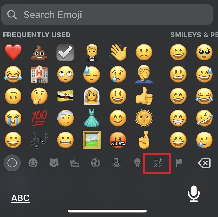How To Insert The Copyright Symbol Ios Symbols