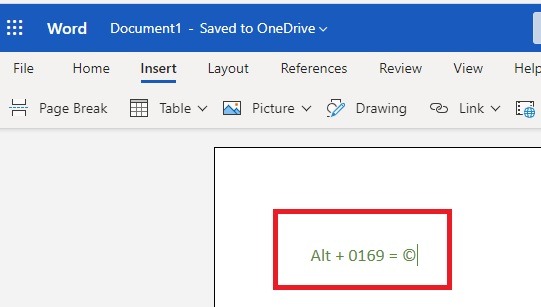 How To Insert The Copyright Symbol Keyboard