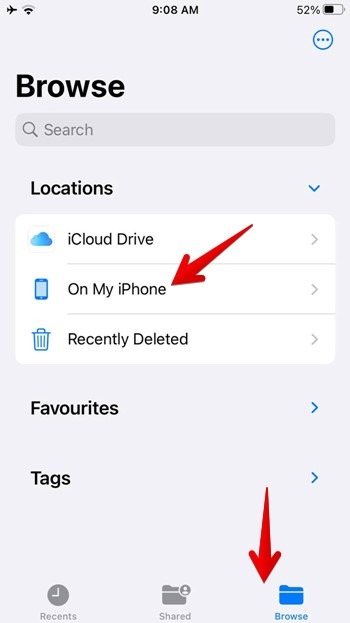 Iphone Files App On My Iphone