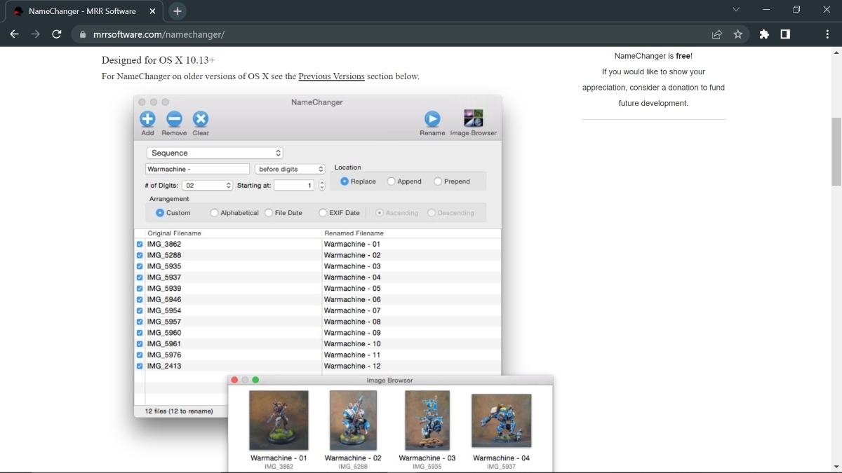 Namechanger Mrr Software Batch File Renamer For Mac