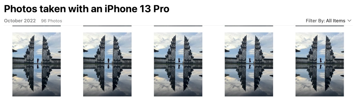 Photos App Smart Album Created