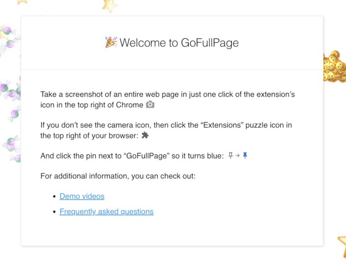 Scrolling Screenshot Go Full Page Another Window