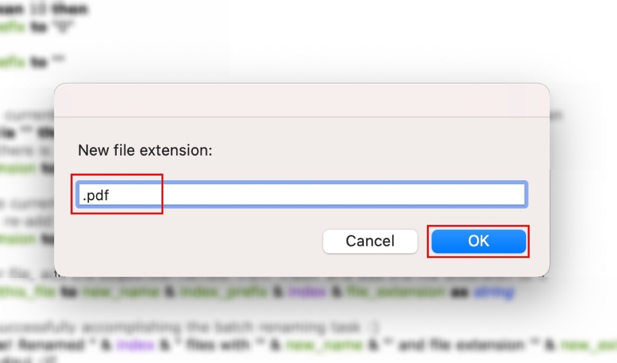 Set Your Desired File Type And Click Ok