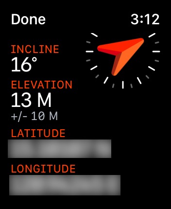 Watchos Compass Menu