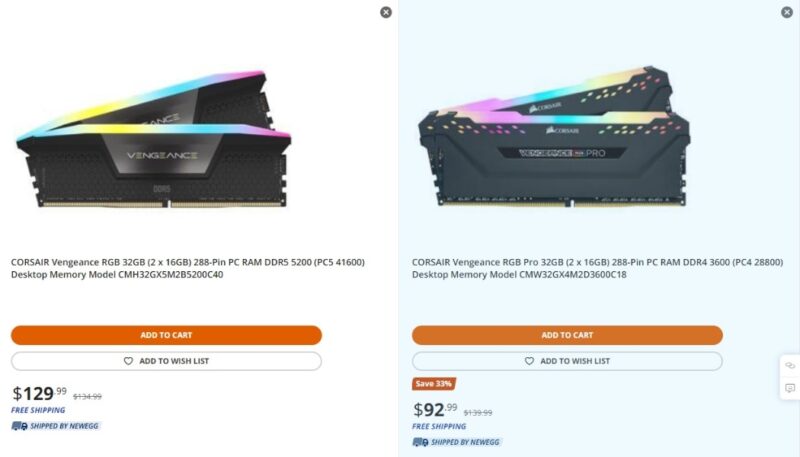 Amd Vs Intel Cpus 2023 Ddr4 Ddr5 Ram