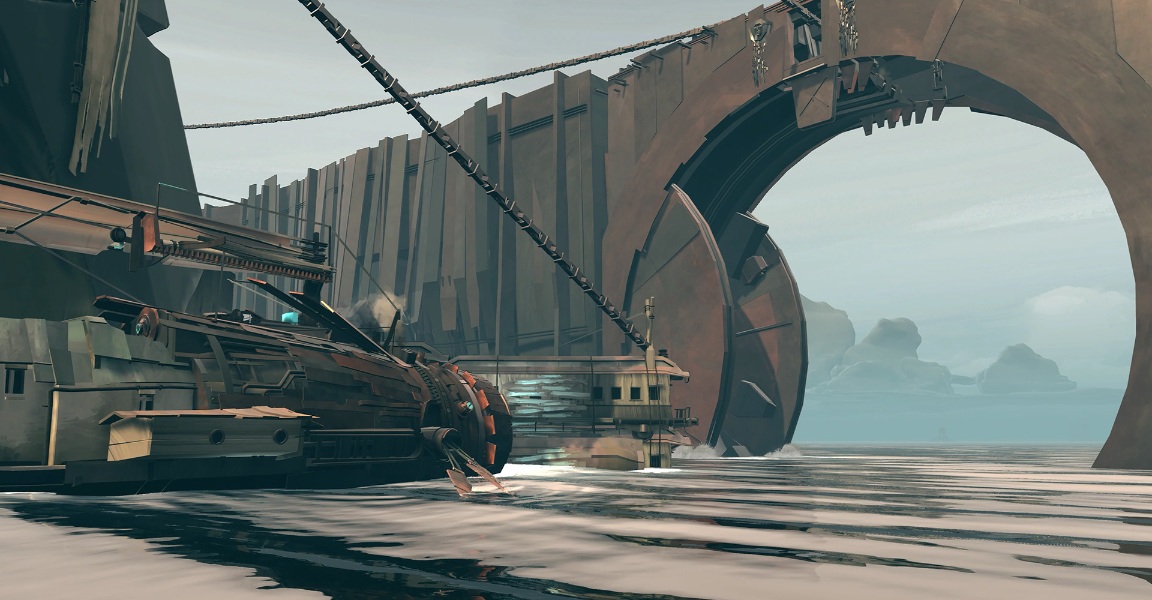 Far Changing Tides in-game view. 