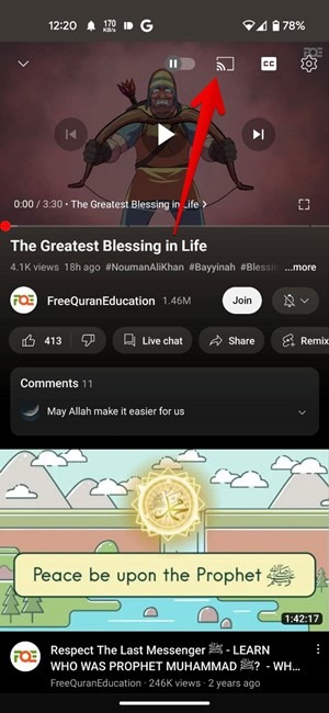 Chromecast Cast To Tv