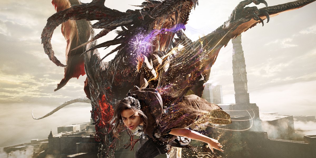 Screenshot from Forspoken game. 