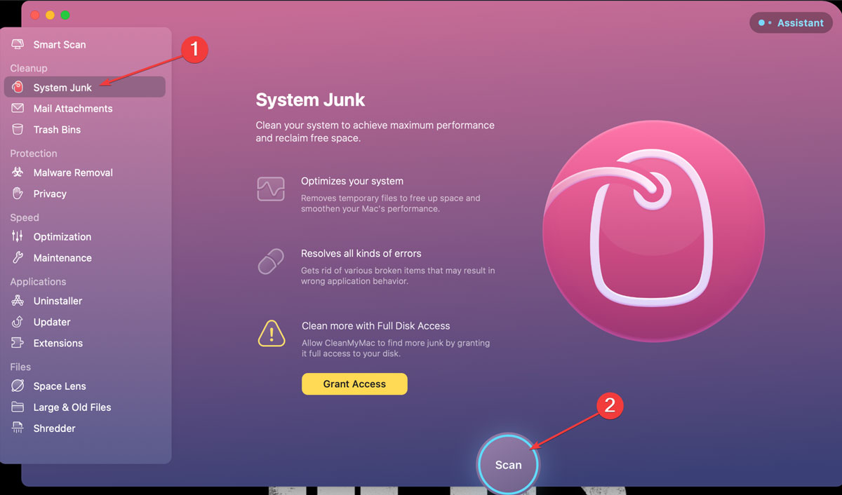 Mac Cache Visit Scanning Mac With App