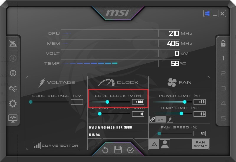 Overclocking Gpu Afterburner Msi Afterburner Stable Gpu Clock
