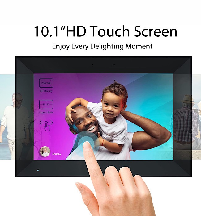 Anna Bella Digital Photo Frame Touch Screen