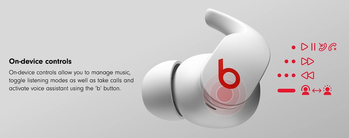 Beats Fit Pro Controls