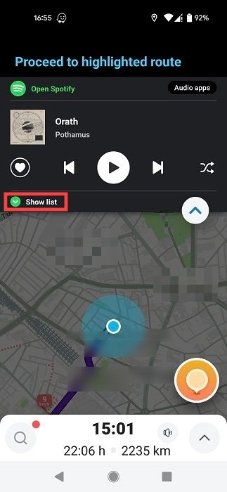 Control Spotify Waze Other Apps