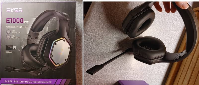 Eksa E1000 Wt True 24 Ghz Wireless Gaming Headset Review Overview