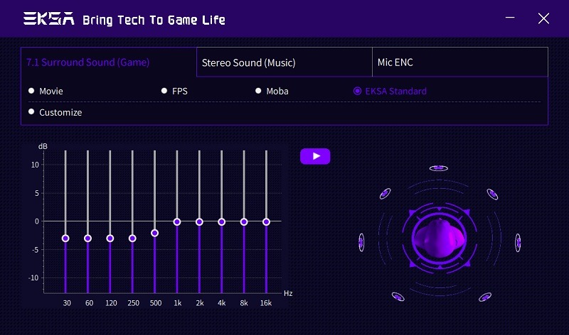 Eksa E1000 Wt True 24 Ghz Wireless Gaming Headset Review Software