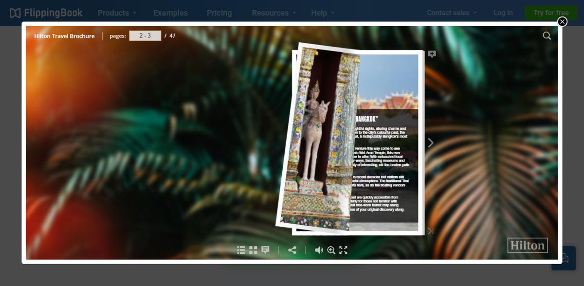 Flippingbook Sample Hilton Travel Brochure Flippingbook Com