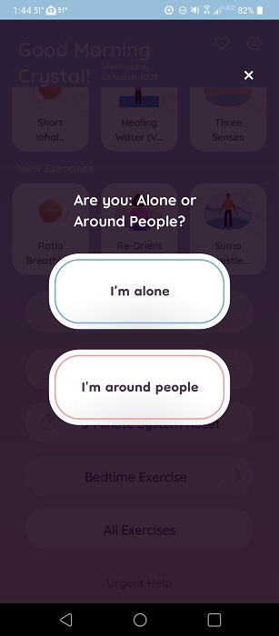 Head On Stress Release App Review Alone