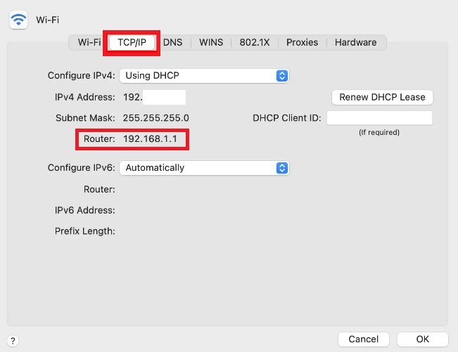 How To Find Your Routers Ip Address Mac System Network Wifi Ip