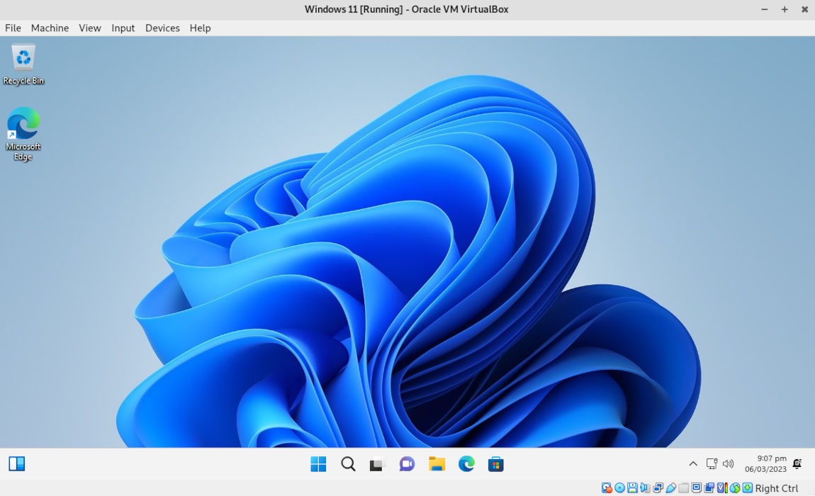 A screenshot of Windows 11 in the proper aspect ratio.