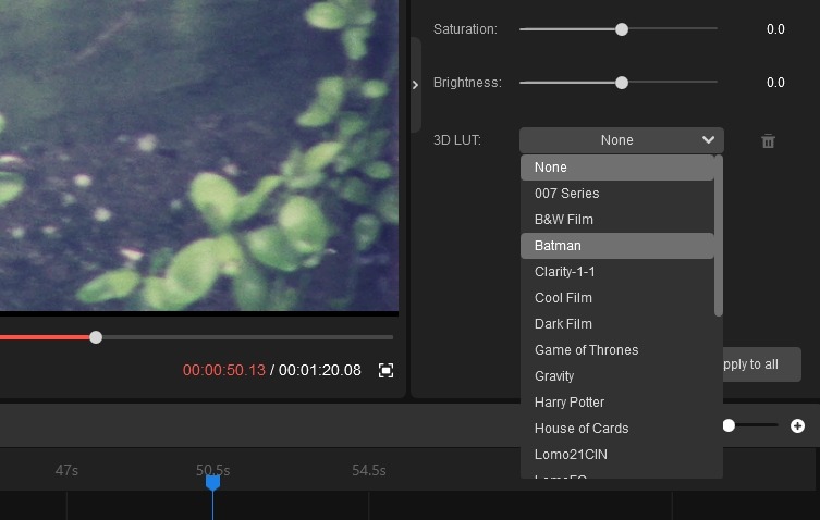 Minitool Moviemaker Luts 1