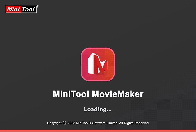 Minitool Moviemaker Loading