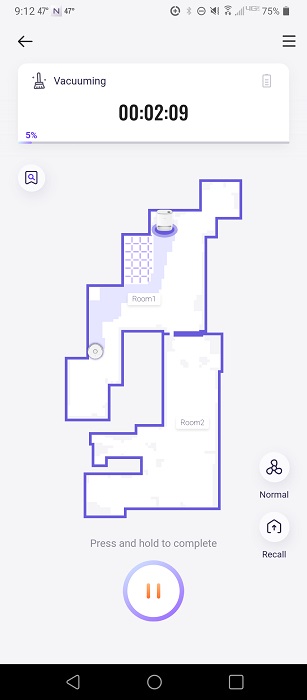 Narwal Freo Robot Vacuum And Mop Map