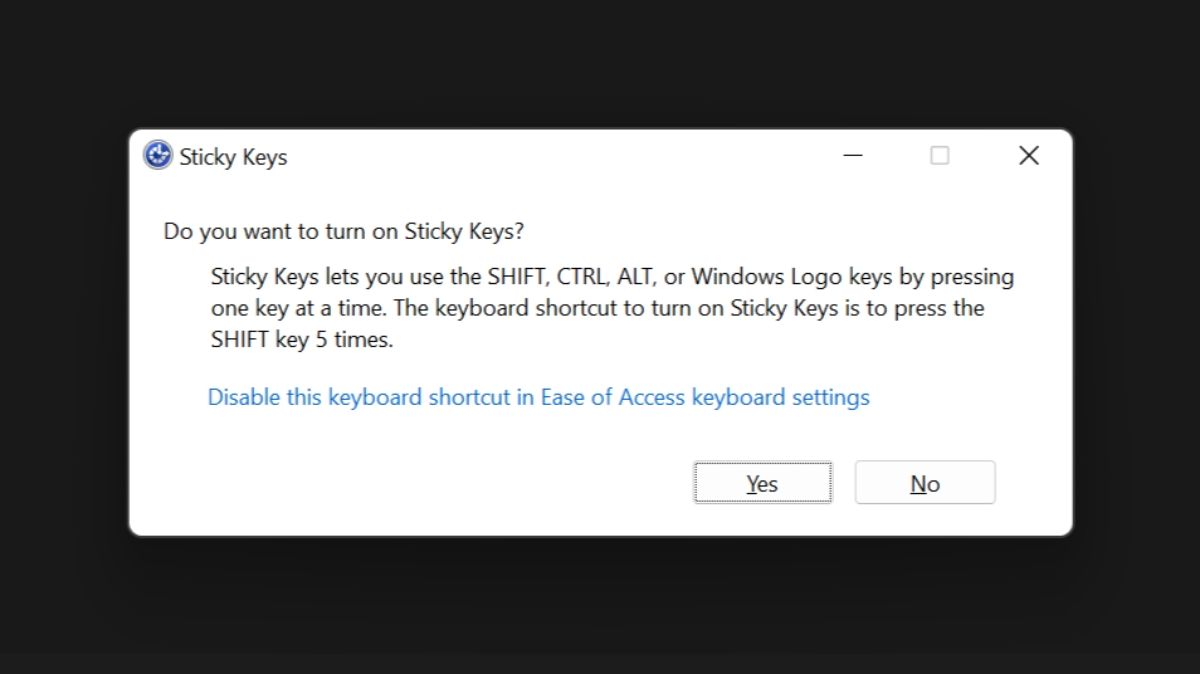 Selecting Settings from Start menu.  