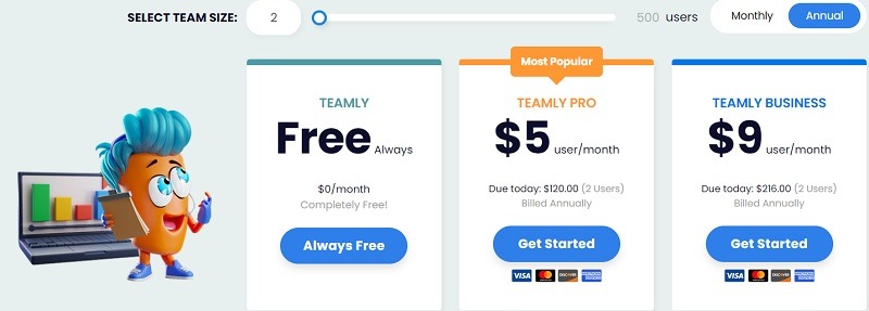 Teamly Review Pricing