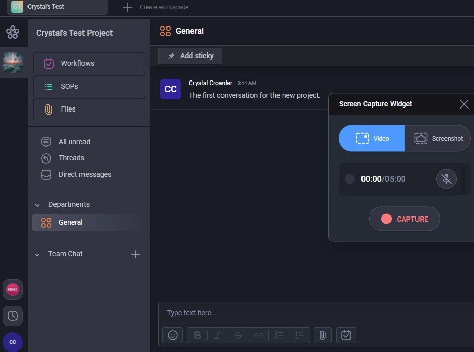 Teamly Review Screen Capture