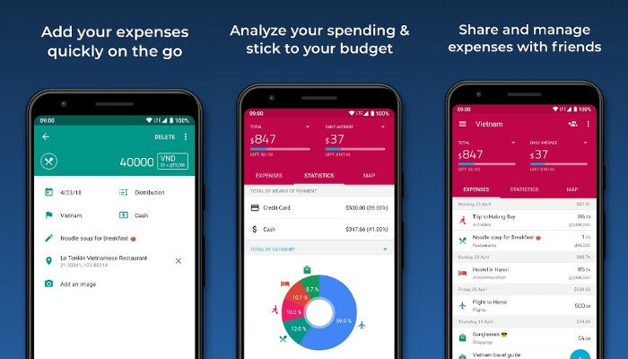 TravelSpend app overview.