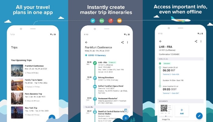 TripIt app overview.