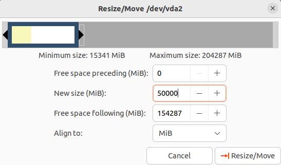 Ubuntuhome Resizefinish