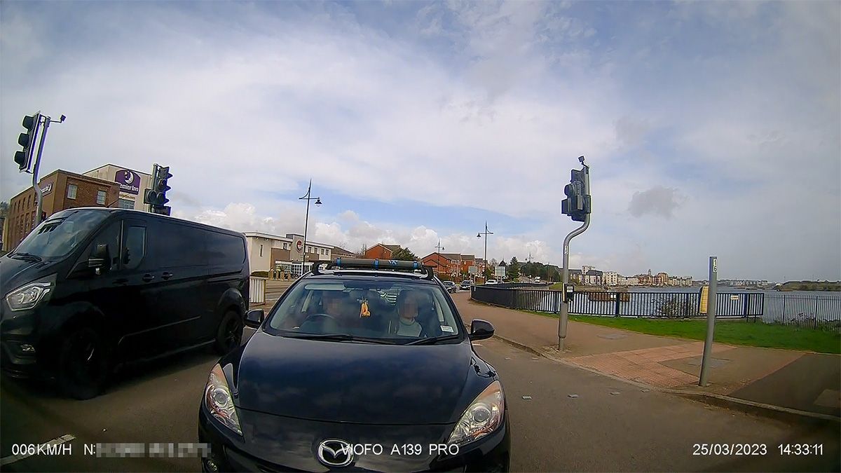 Viofo A139 Pro Footage Rear