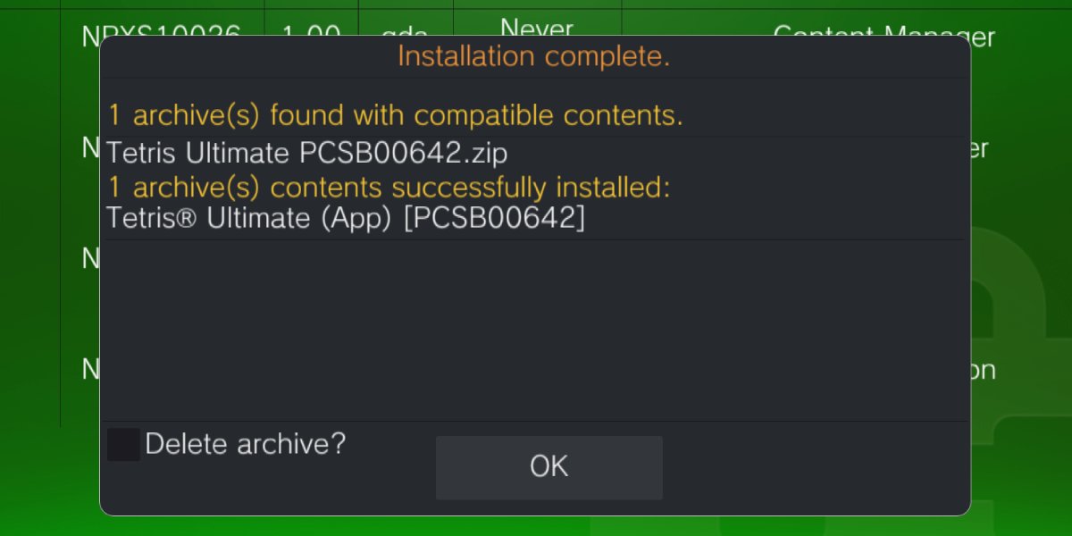 Vita3k Sinstallcomplete
