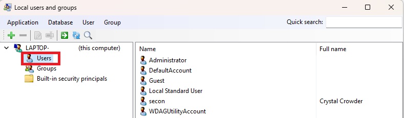 Ways To Change The Administrator On Windows Computer Management Users 1