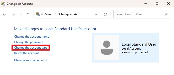 Ways To Change The Administrator On Windows Control Panel Type