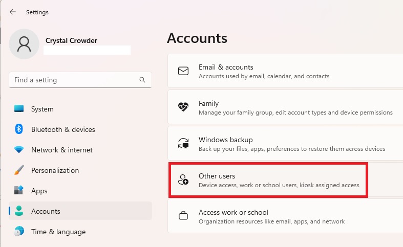 Ways To Change The Administrator On Windows Settings Otherusers